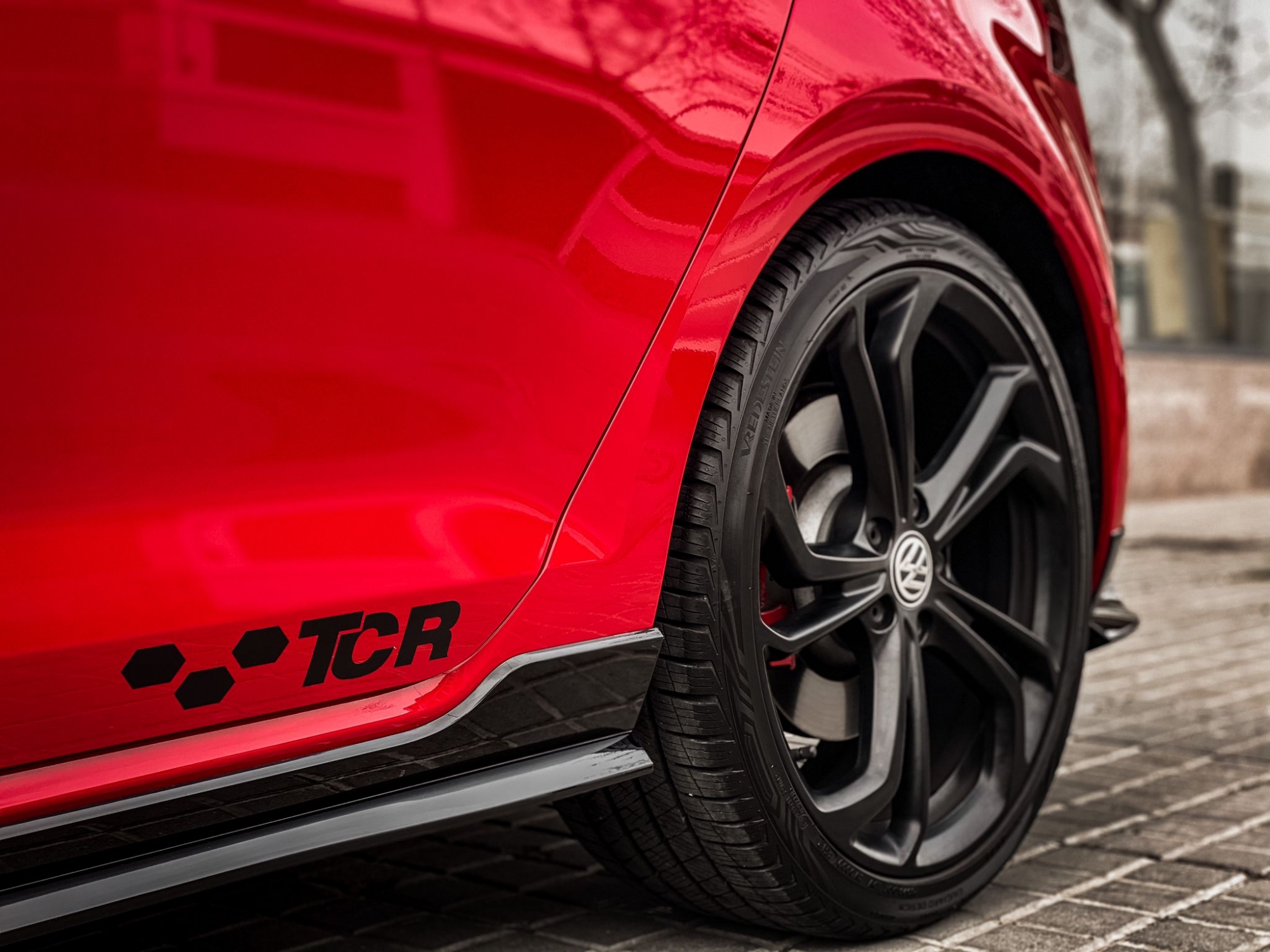 VOLKSWAGEN GOLF GTI TCR DSG7 -ROJO TORNADO, IMPECABLE ESTADO-