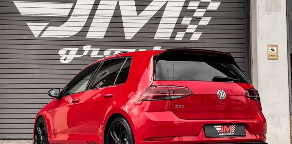 VOLKSWAGEN GOLF GTI TCR DSG7 -ROJO TORNADO, IMPECABLE ESTADO-